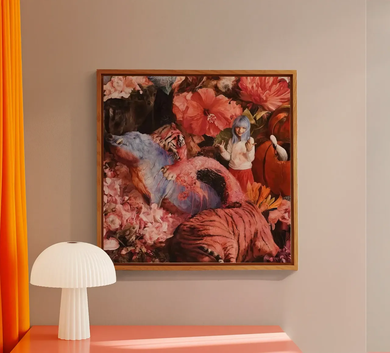 Guillermo Lorca Garcia Animals And Child plexiglass da The Poster UK