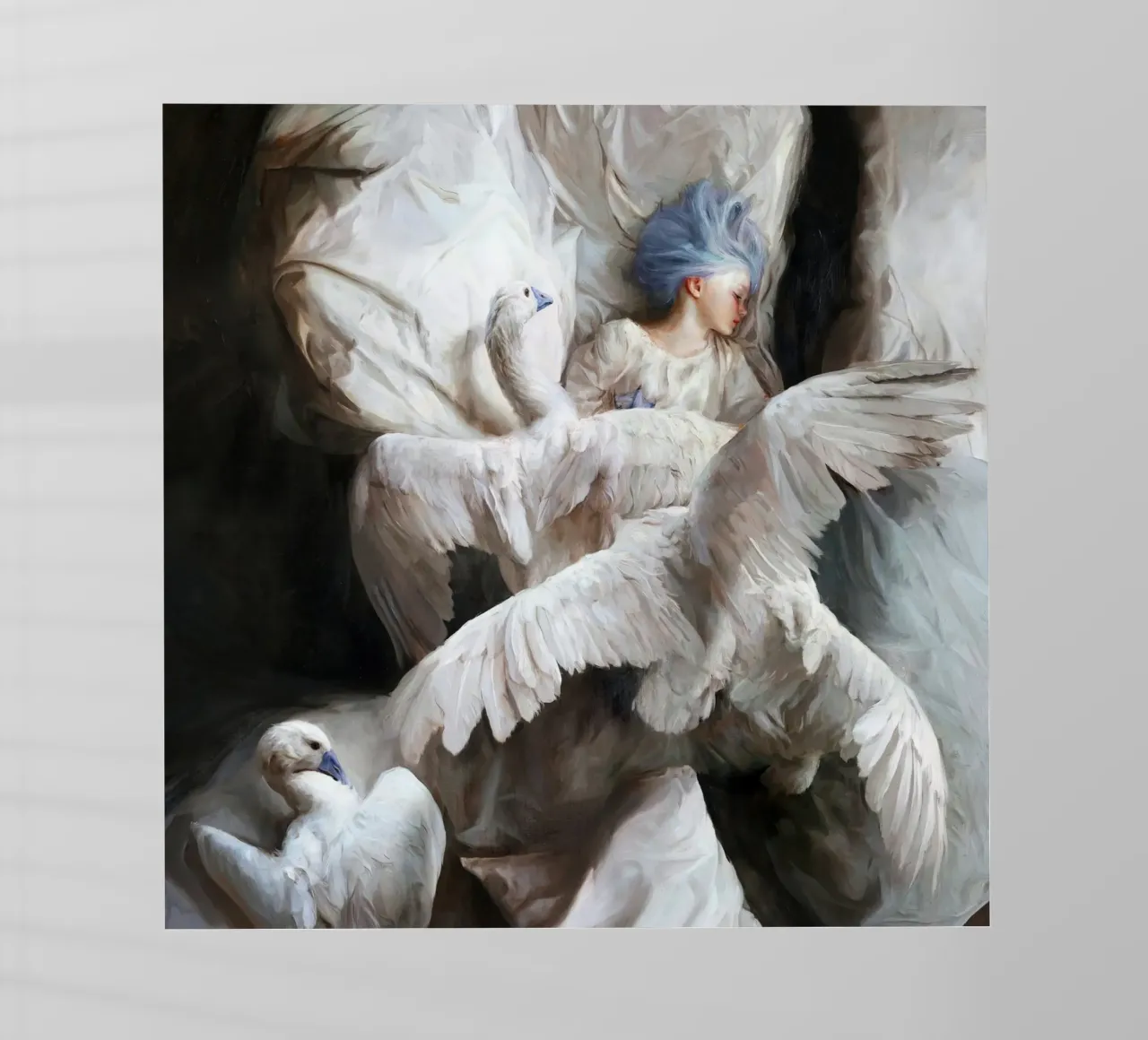 Guillermo Lorca García Il cigno addormentato pellicola backlit da The Poster UK