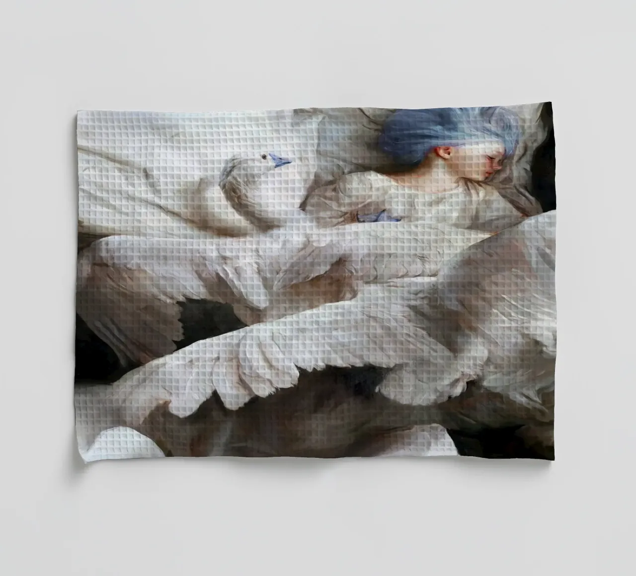 Guillermo Lorca García Le cygne dormant torchon de The Poster UK
