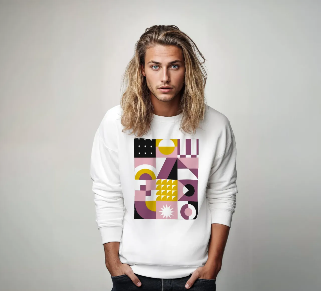 GEOMETRIC BLOOM sudadera de Einfach Uebel