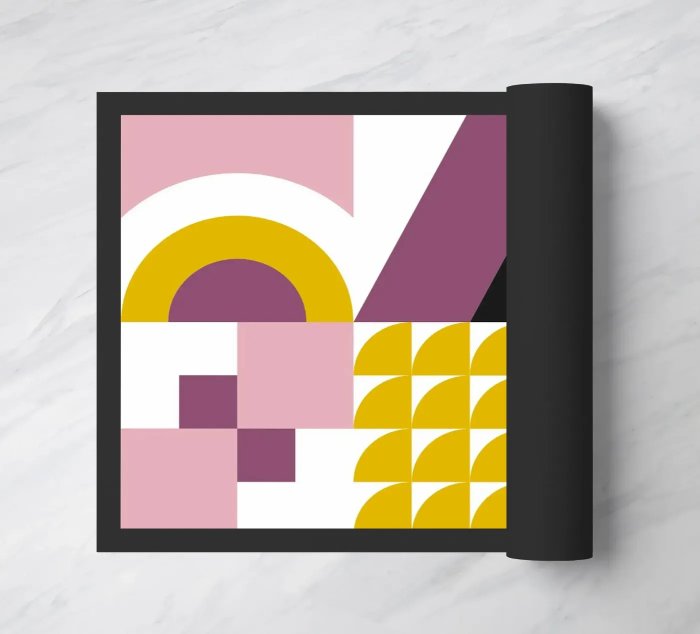 GEOMETRIC BLOOM Fußmatte von SMRT STUDIO