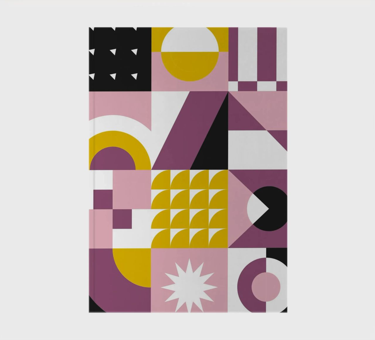 GEOMETRIC BLOOM notebook by Einfach Uebel
