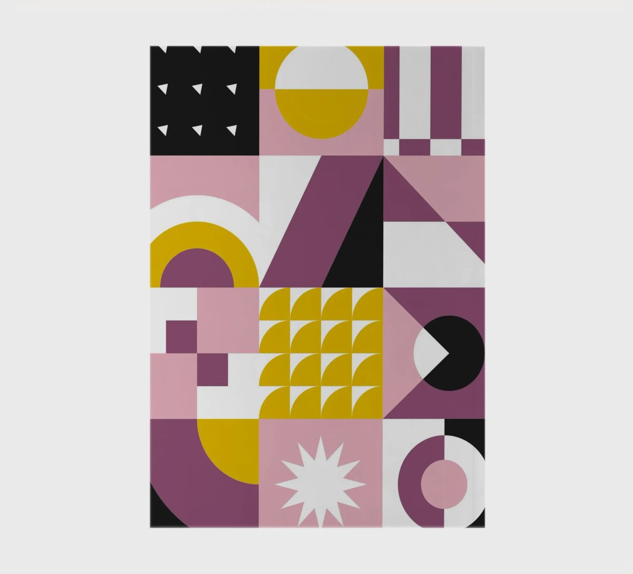 GEOMETRIC BLOOM notebook by Einfach Uebel