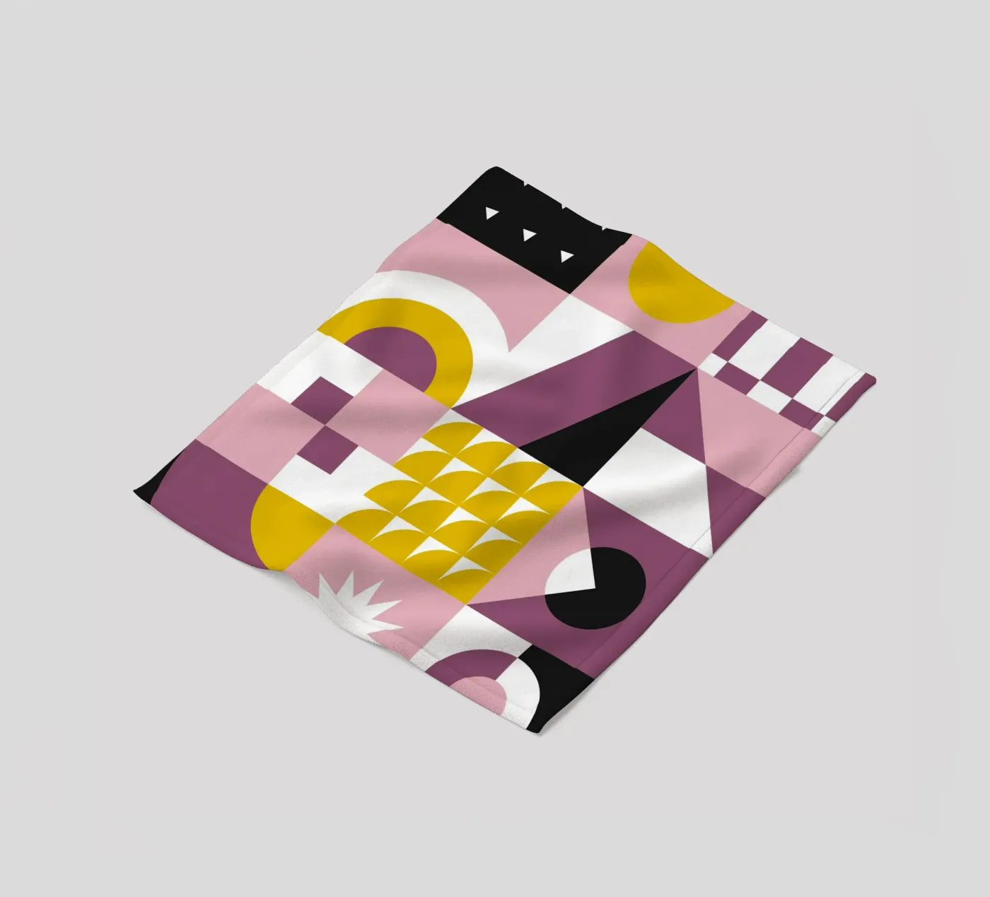 GEOMETRIC BLOOM Fleecedecke von SMRT STUDIO