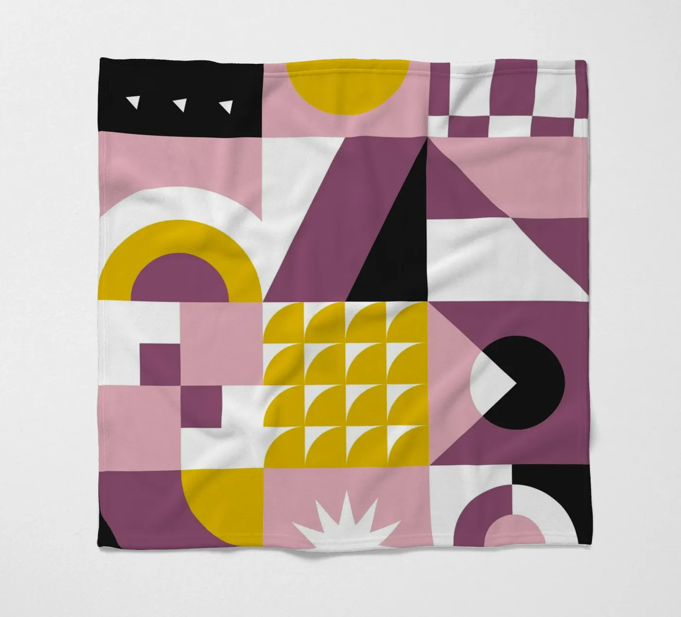 GEOMETRIC BLOOM Fleecedecke von SMRT STUDIO