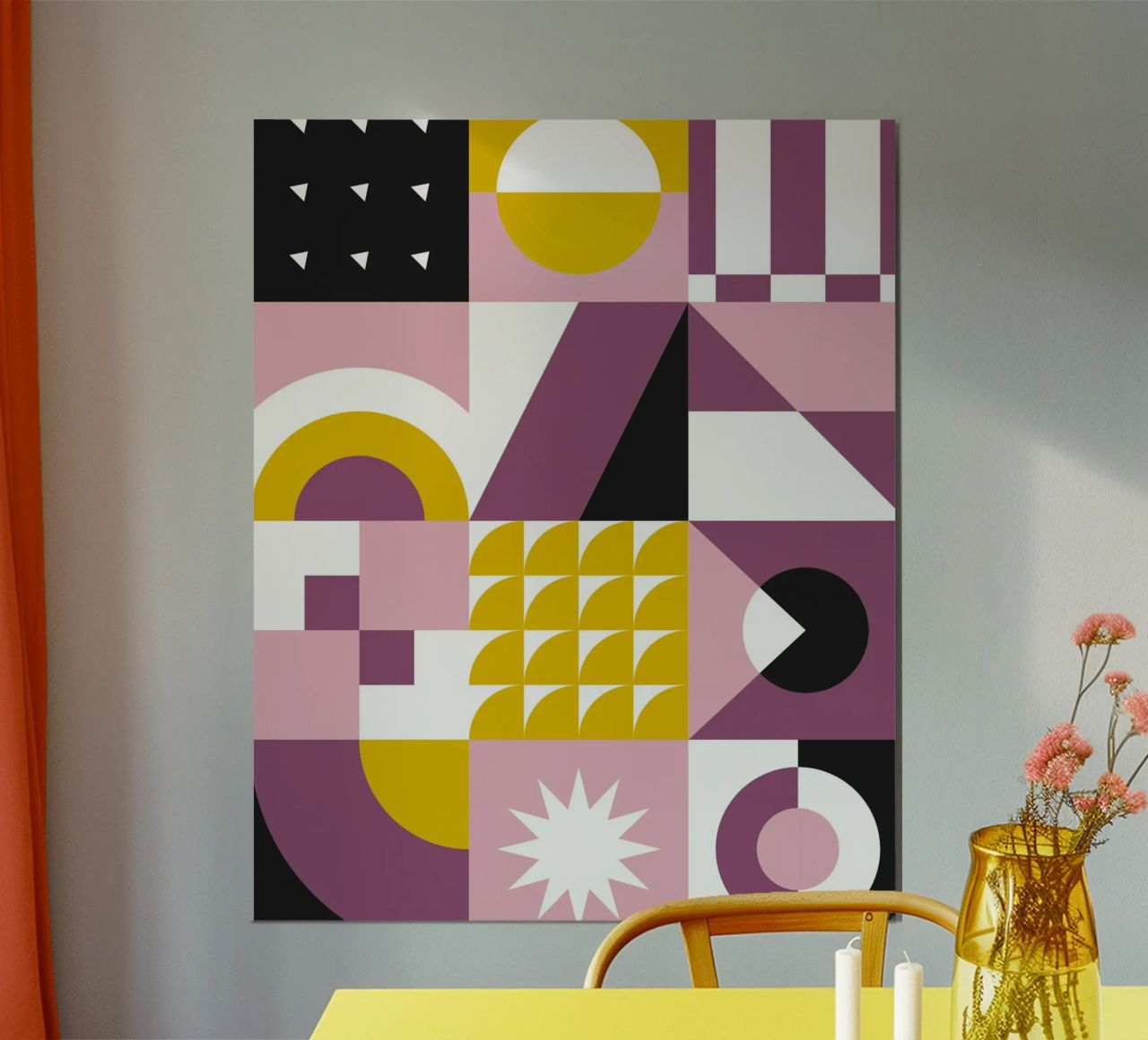 GEOMETRIC BLOOM poster de Einfach Uebel
