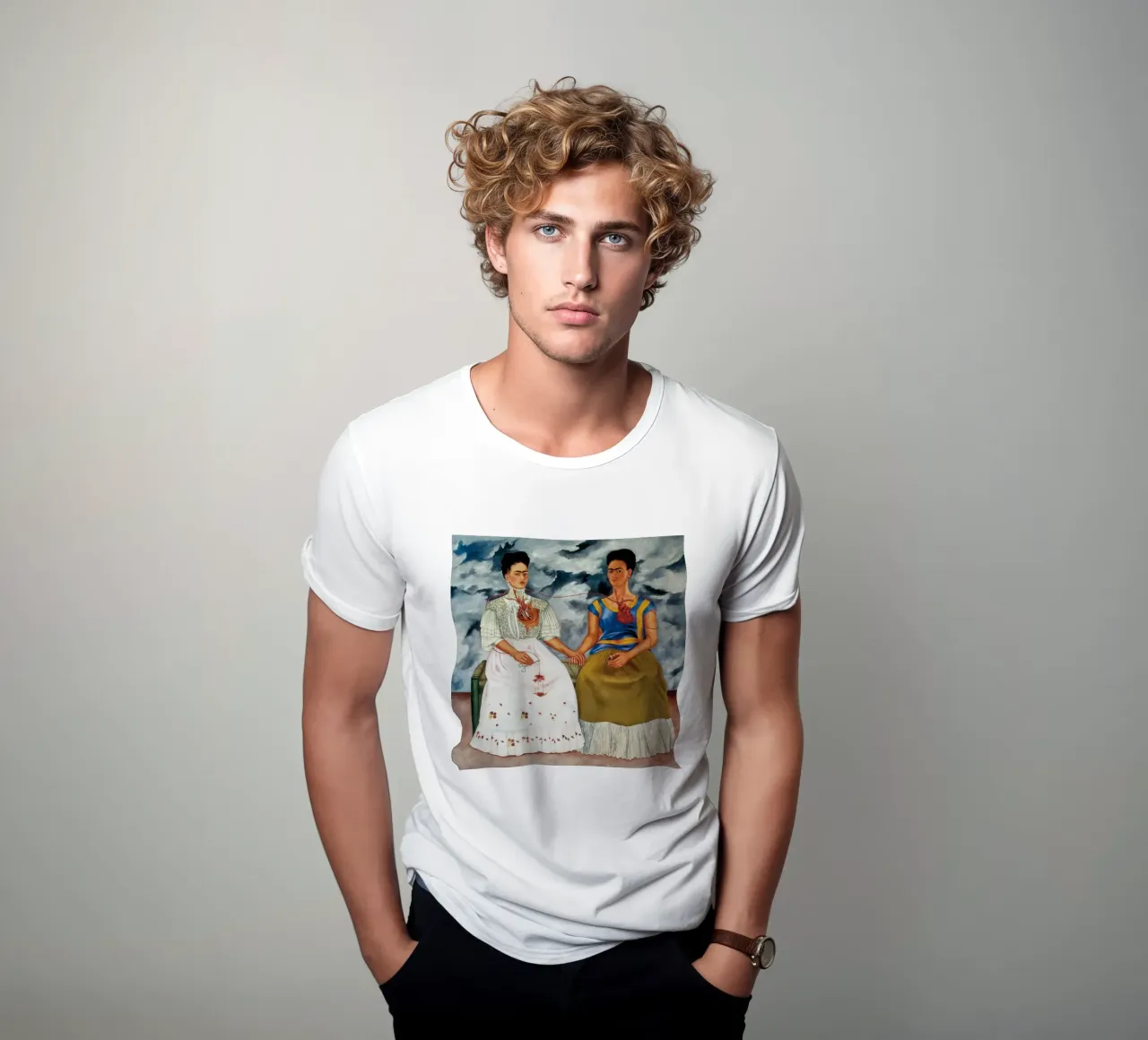 Le due Fridas di Frida Kahlo t-shirt da Venus Art