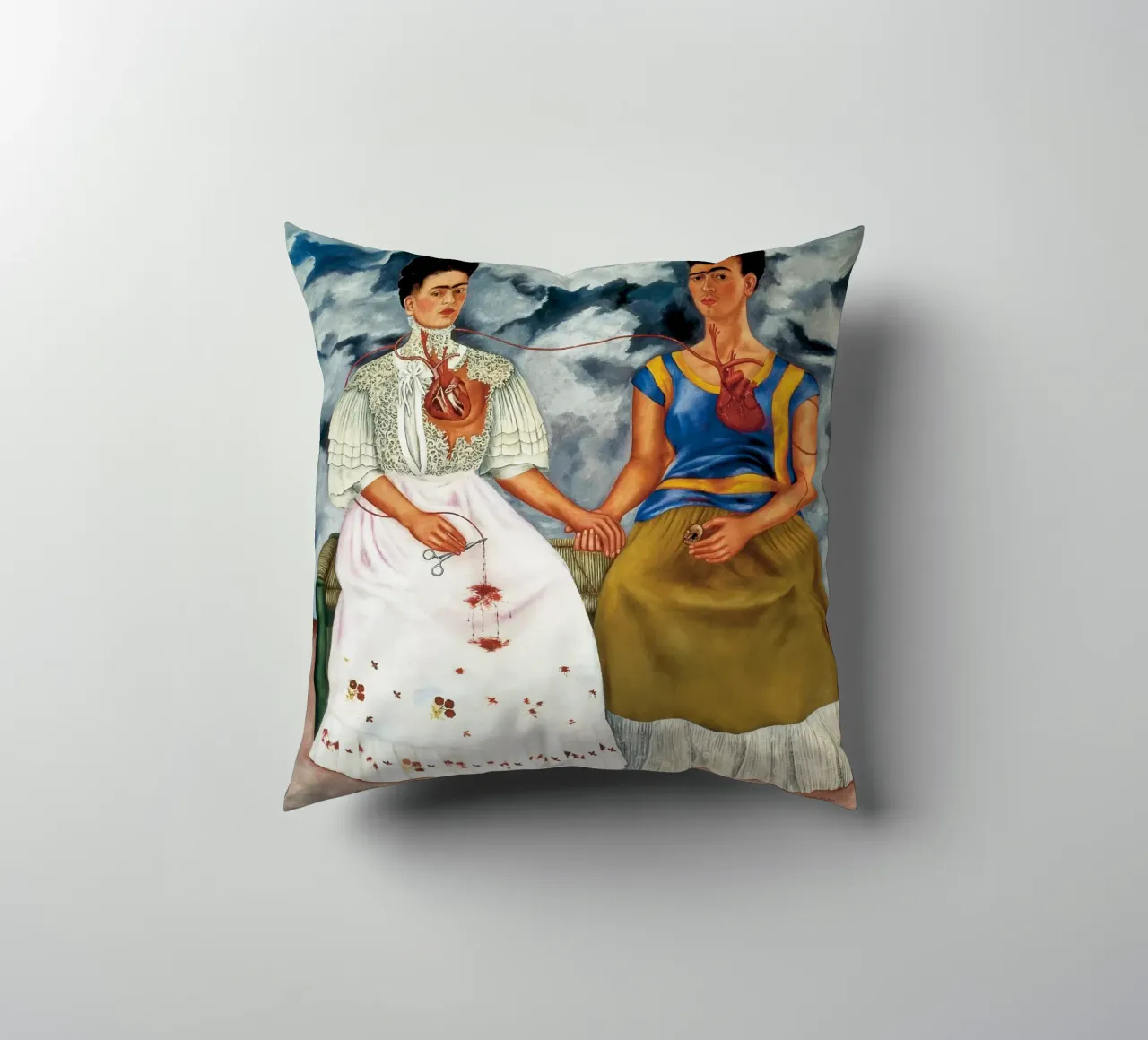 Le due Fridas di Frida Kahlo cuscino da Venus Art