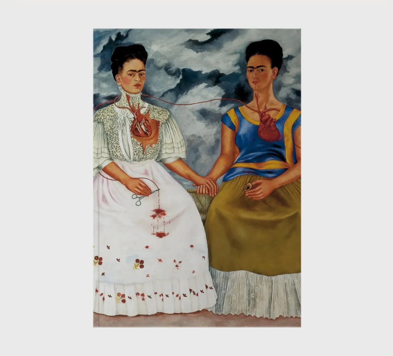 Frida Kahlo's The Two Fridas notebook by Venus Art