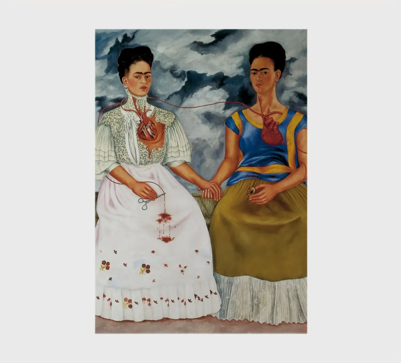 Frida Kahlo's The Two Fridas notebook by Venus Art