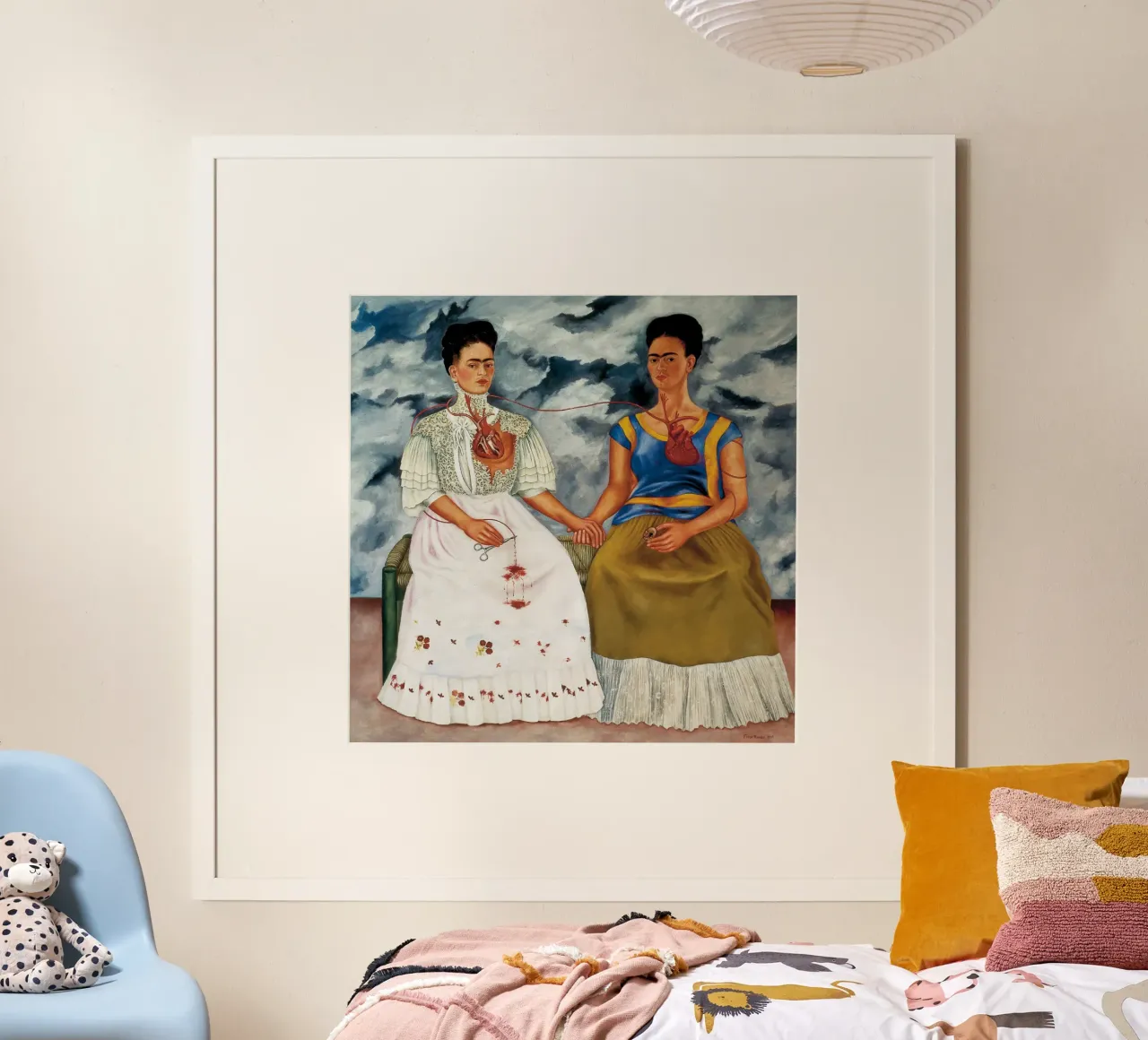 Le due Fridas di Frida Kahlo carta hahnemühle da Venus Art