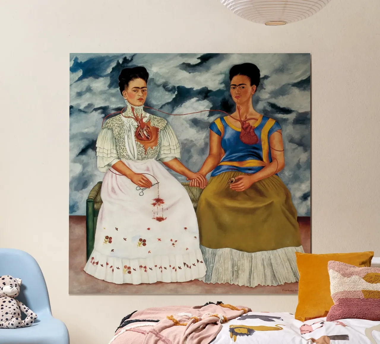 Le due Fridas di Frida Kahlo carta hahnemühle da Venus Art