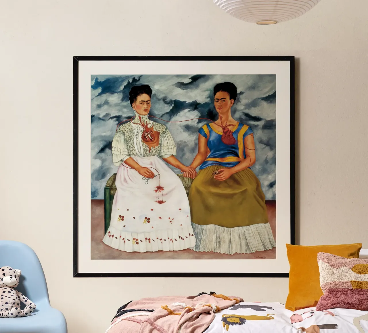 Le due Fridas di Frida Kahlo carta hahnemühle da Venus Art