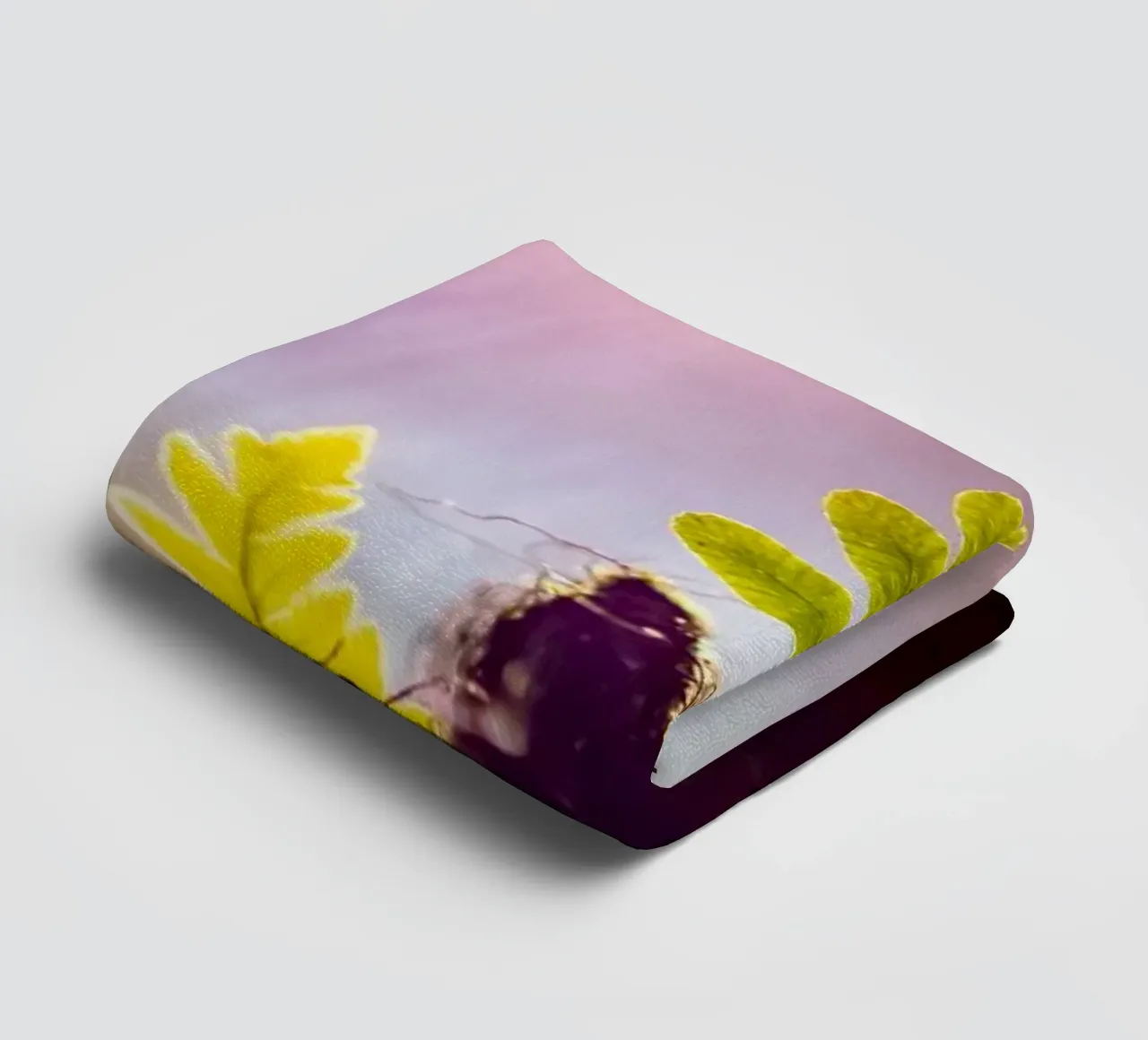 Fern in sunlight - macro photography towel by 5ecken