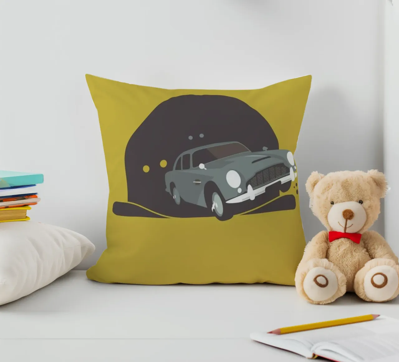 Goldfinger cuscino da Bruno Morphet