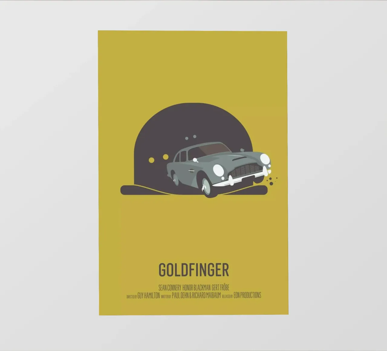 Goldfinger pellicola backlit da Bruno Morphet