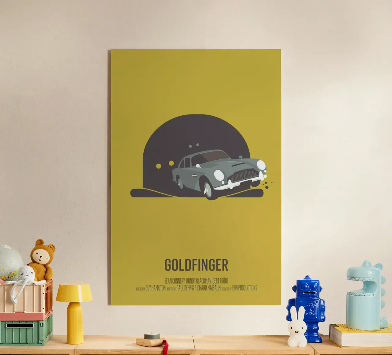 Goldfinger plexiglass da Bruno Morphet