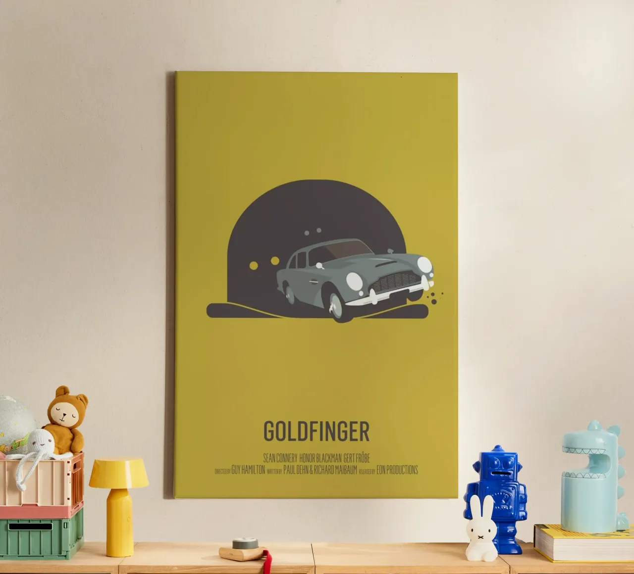 Goldfinger tela con Cornice a cassetta da Bruno Morphet