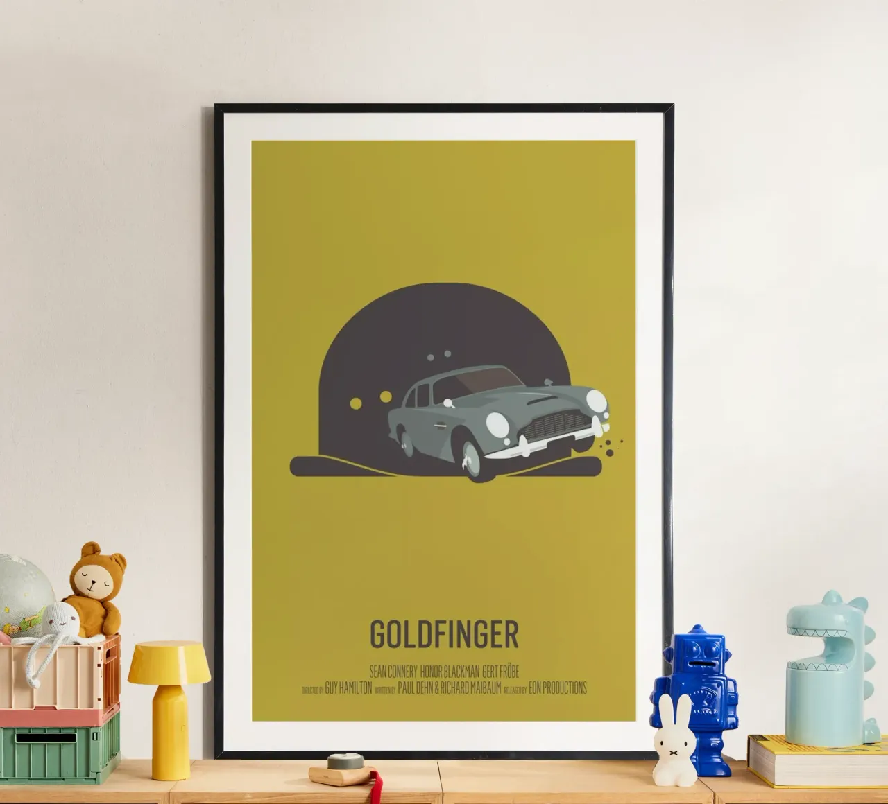 Goldfinger poster da Bruno Morphet