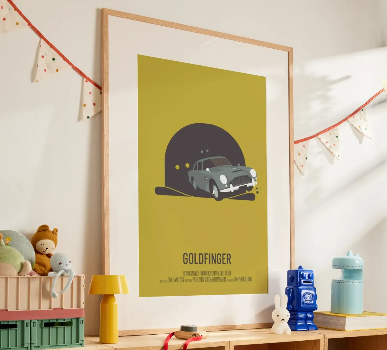 Goldfinger poster da Bruno Morphet