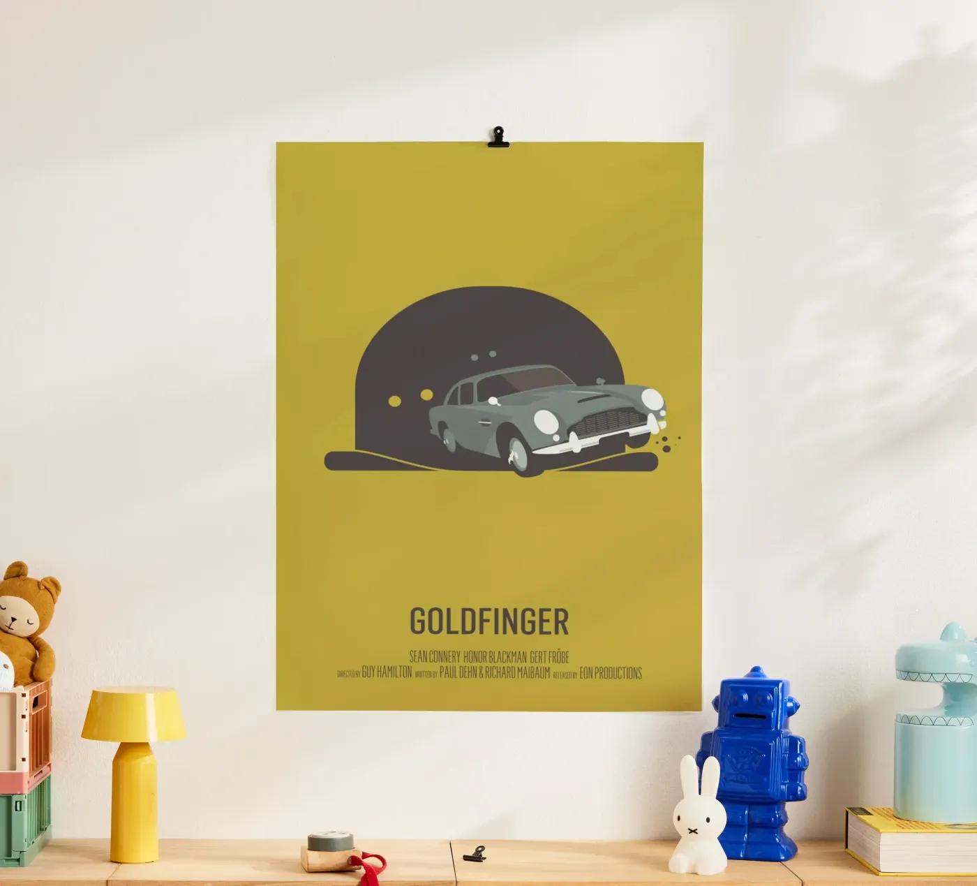 Goldfinger poster da Bruno Morphet