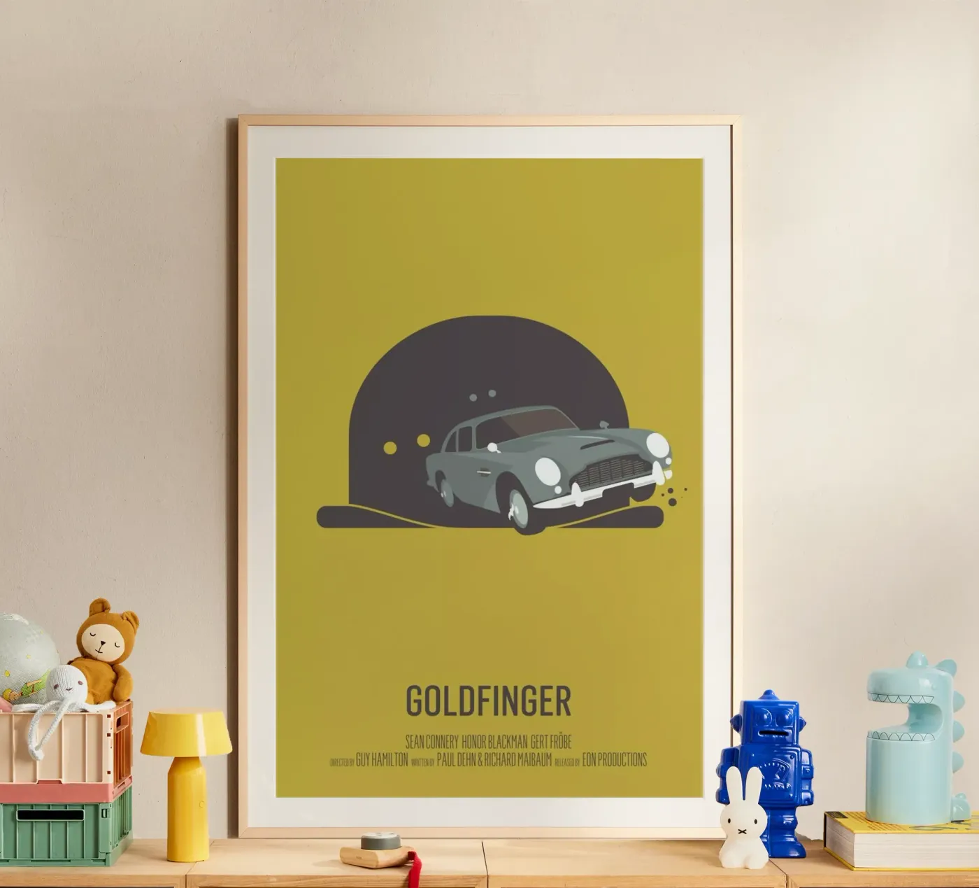 Goldfinger poster da Bruno Morphet