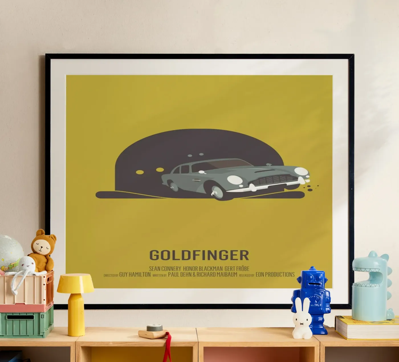 Goldfinger poster da Bruno Morphet