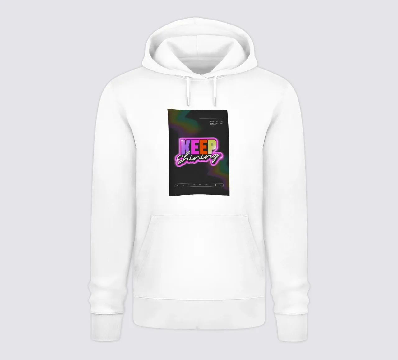 KEEP SHINING felpa con cappuccio da Einfach Uebel