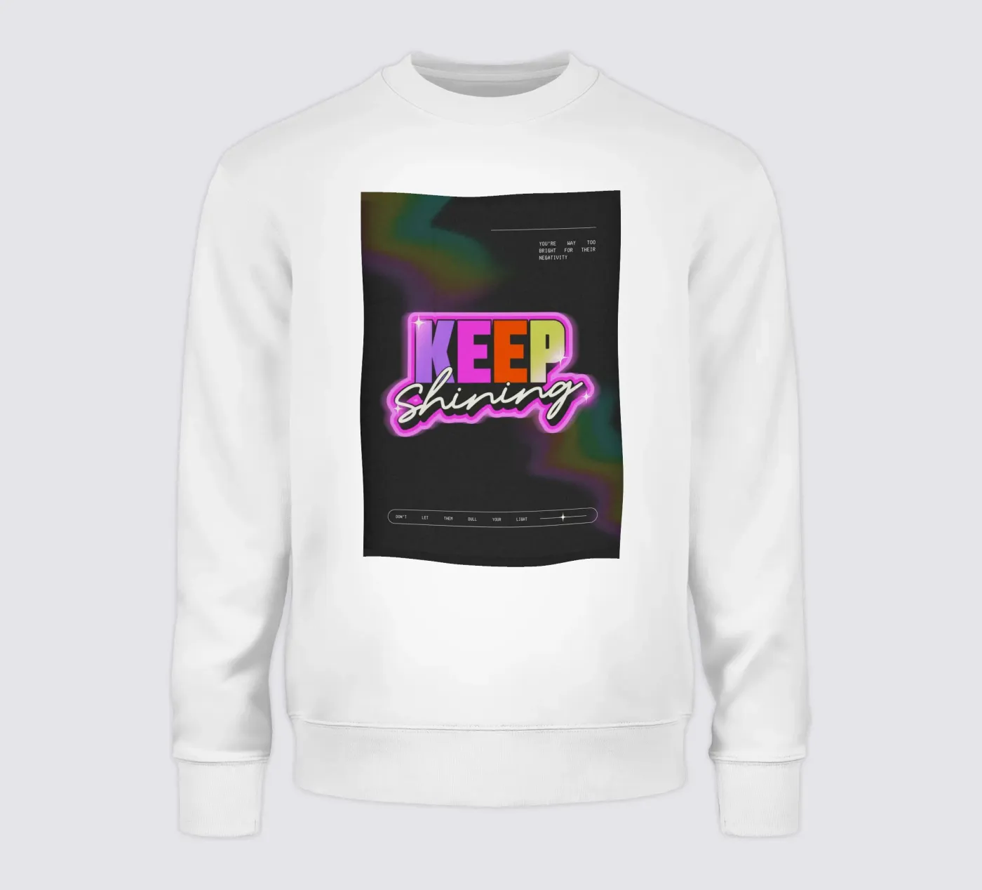 KEEP SHINING felpa da SMRT STUDIO