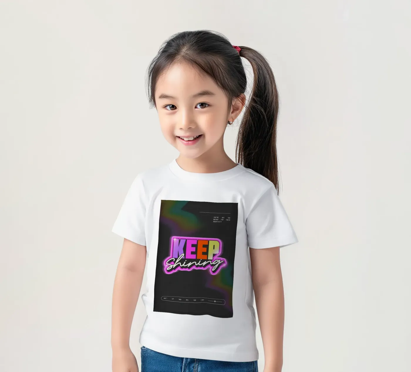 KEEP SHINING t-shirt bambini da SMRT STUDIO