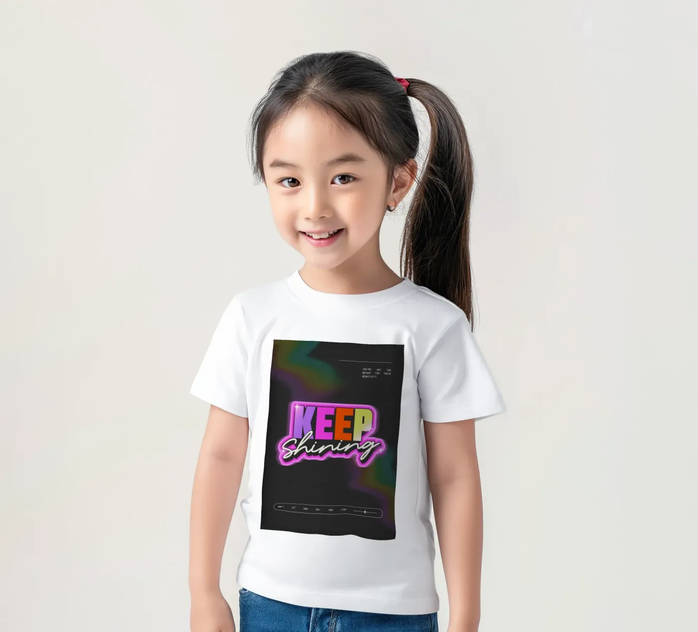 KEEP SHINING t-shirt bambini da SMRT STUDIO