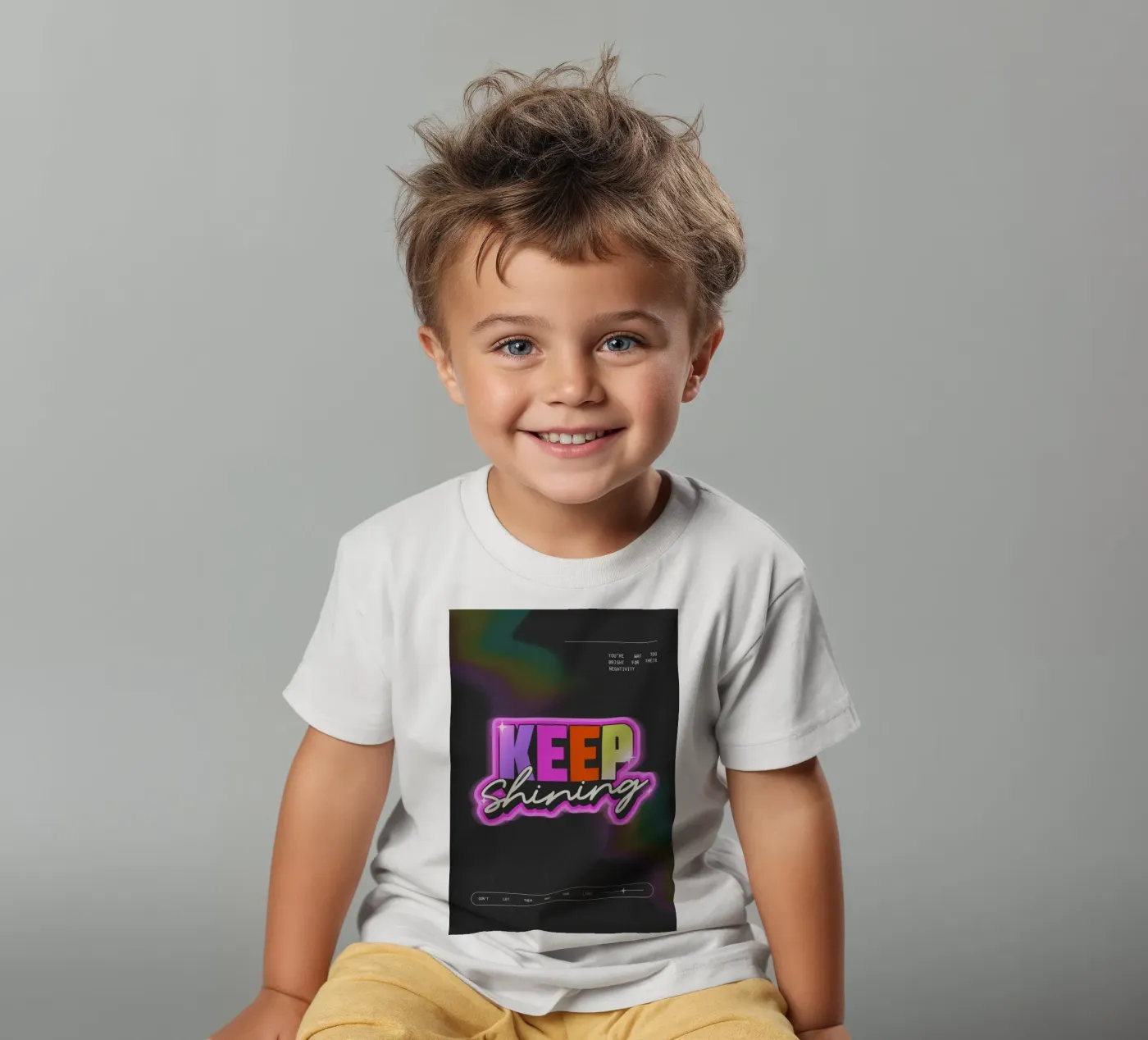 KEEP SHINING t-shirt bambini da SMRT STUDIO