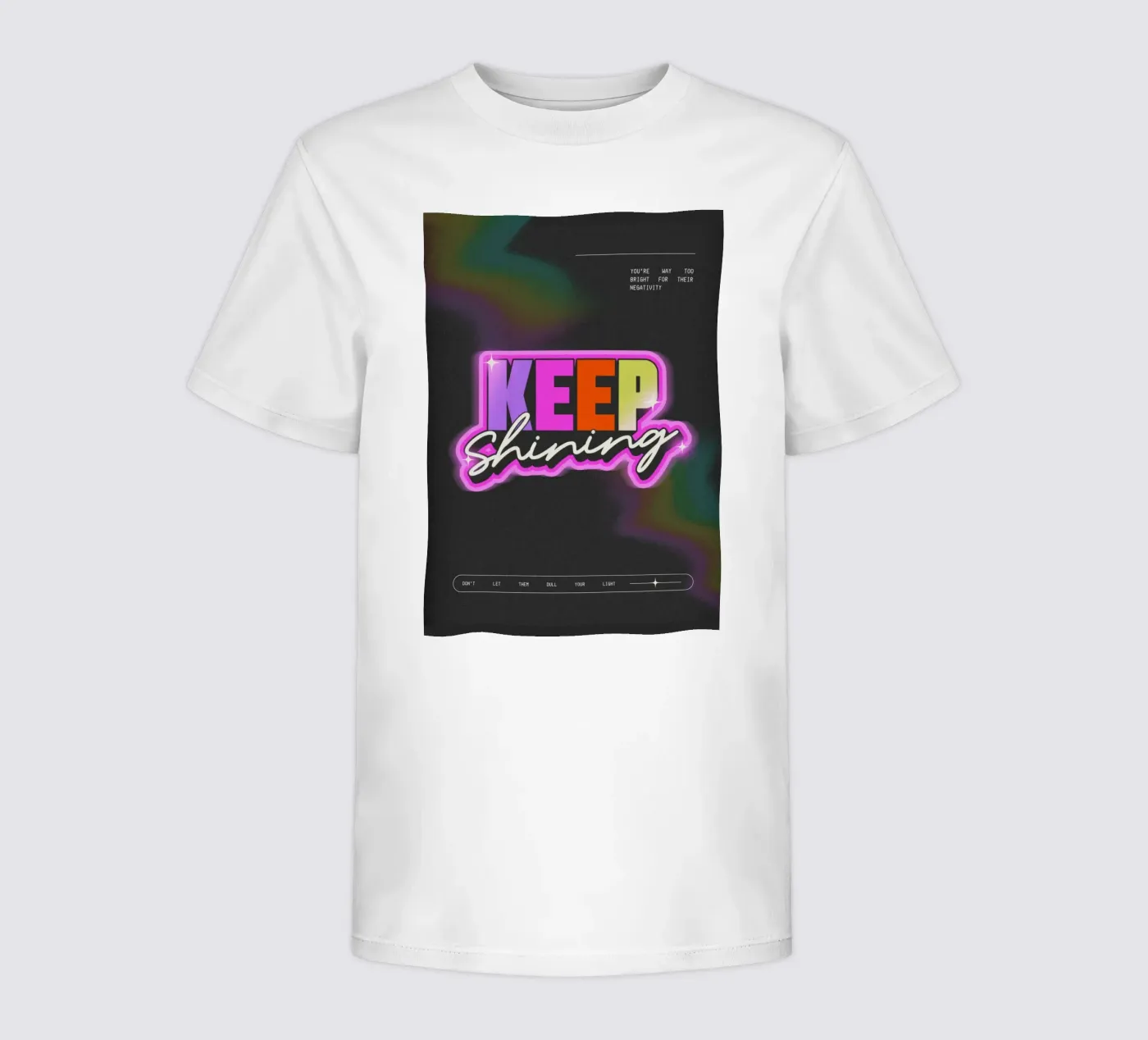 KEEP SHINING t-shirt bambini da SMRT STUDIO