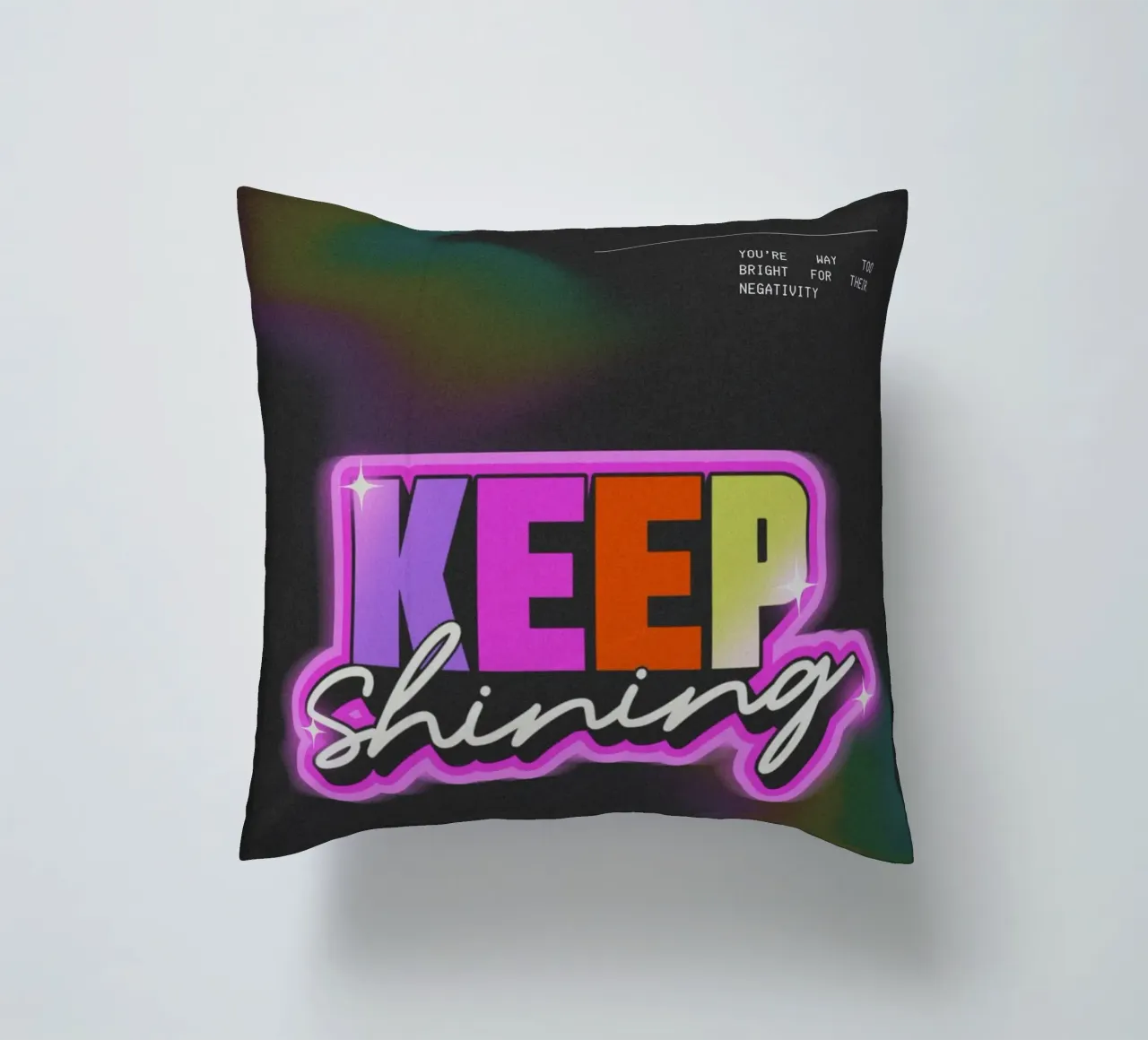 KEEP SHINING cuscino da Einfach Uebel