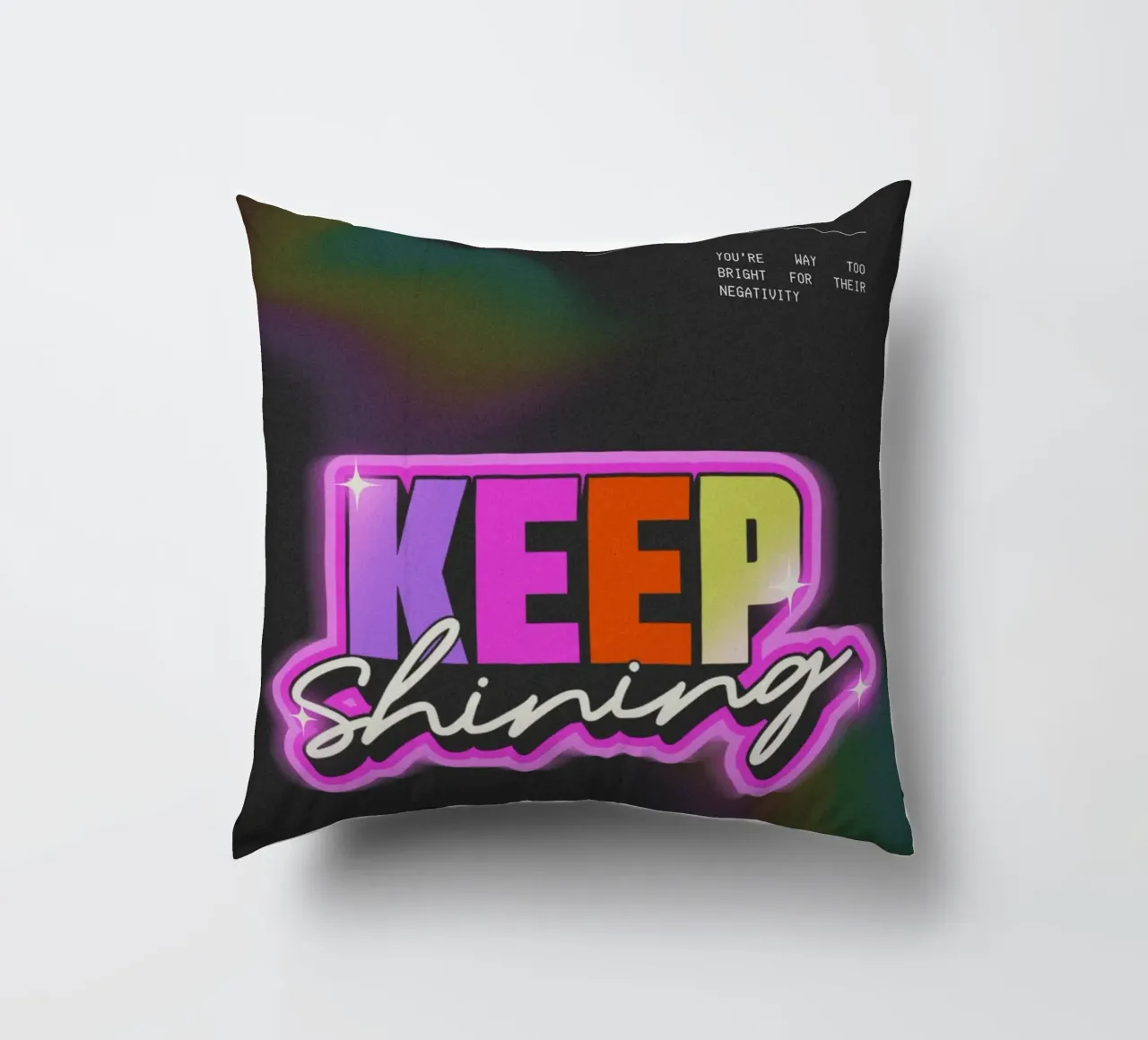 KEEP SHINING cuscino da Einfach Uebel