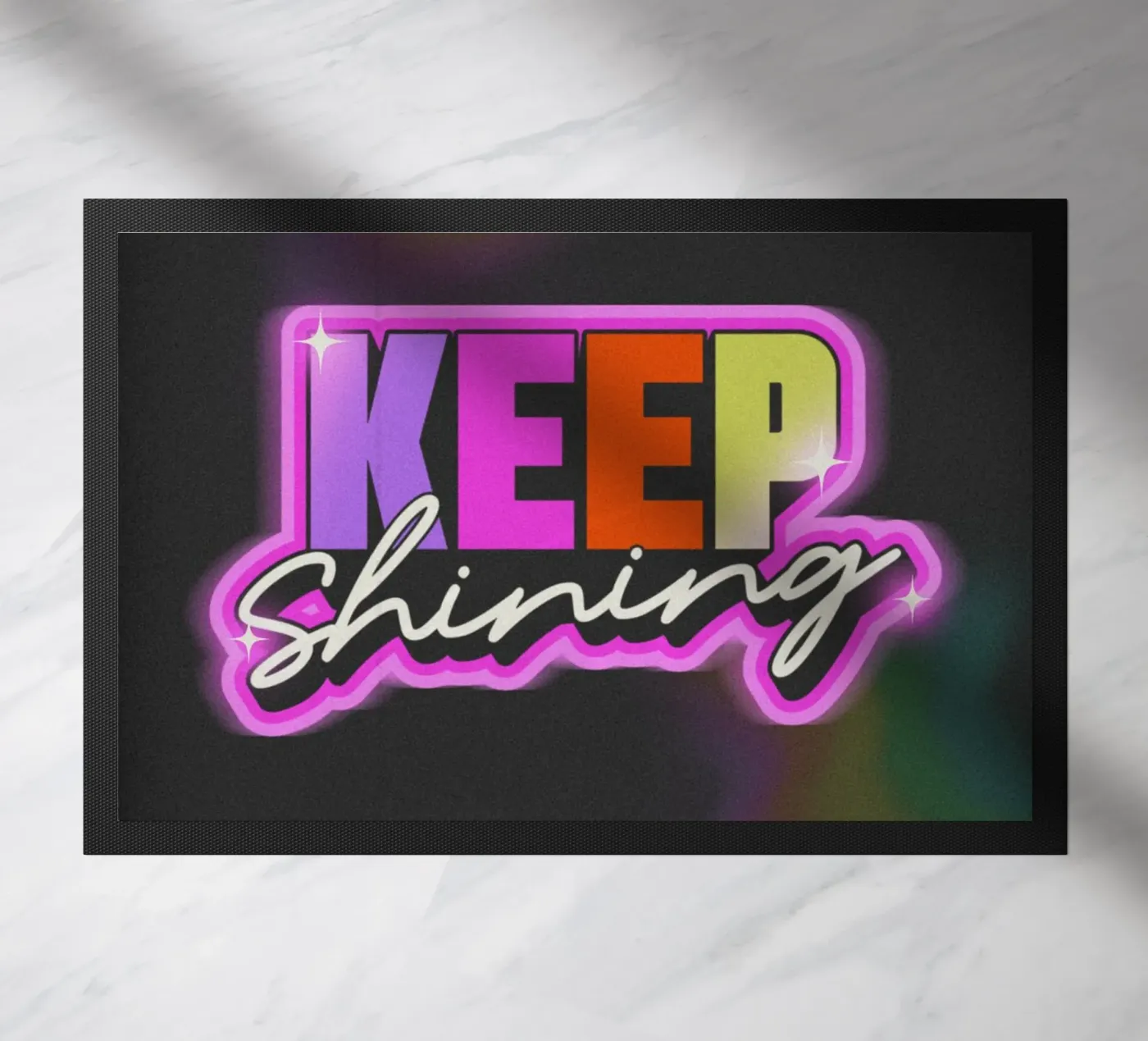 KEEP SHINING Fußmatte von SMRT STUDIO