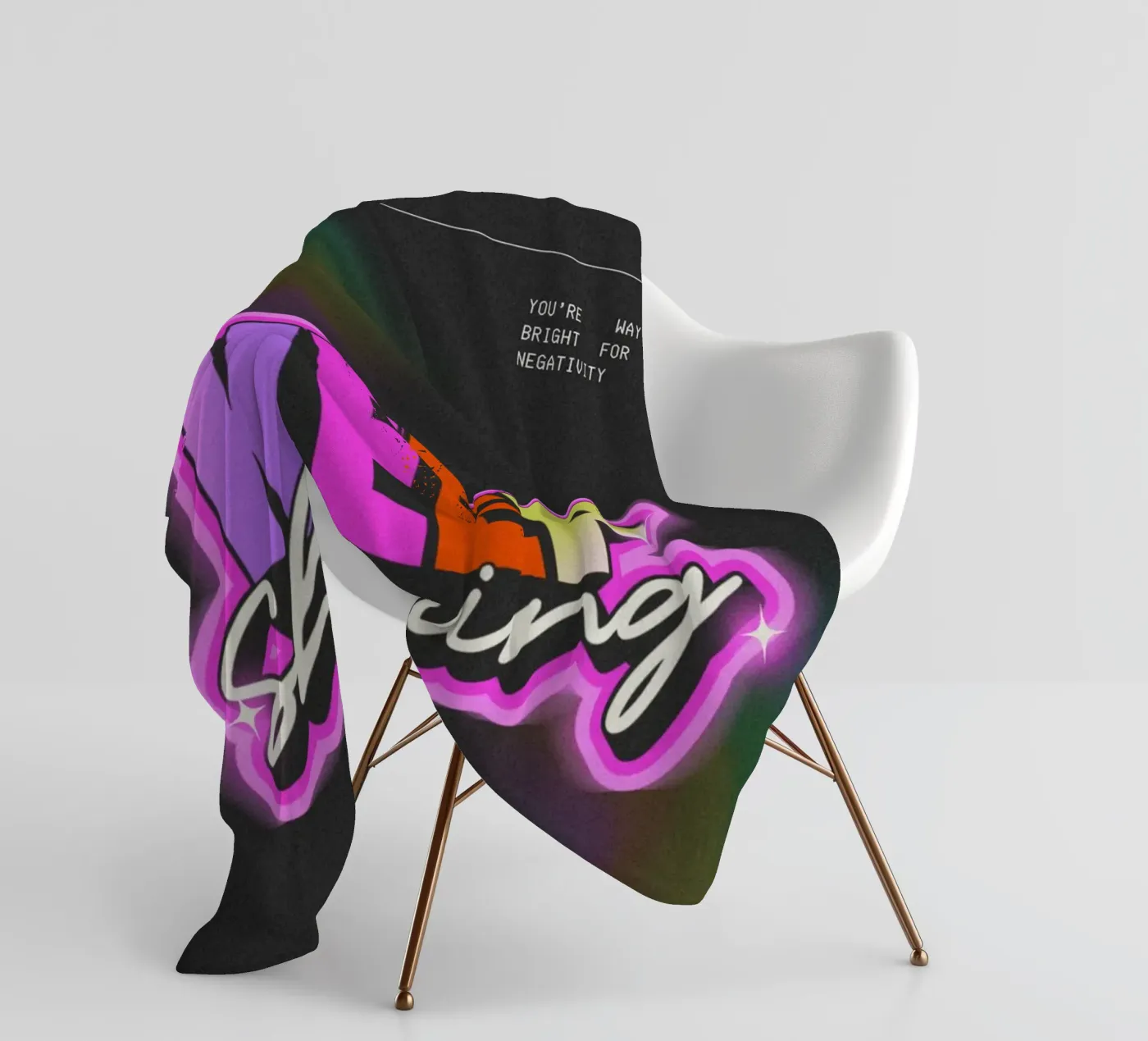 KEEP SHINING fleecedeken van SMRT STUDIO