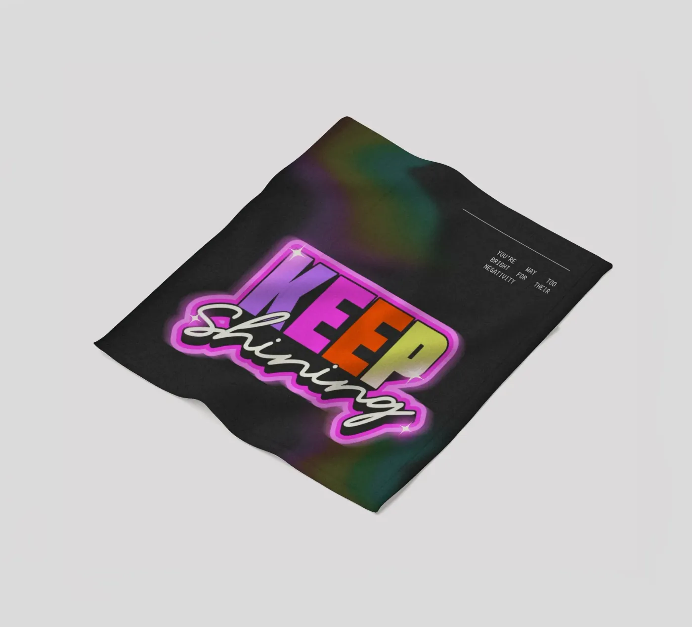 KEEP SHINING Fleecedecke von SMRT STUDIO