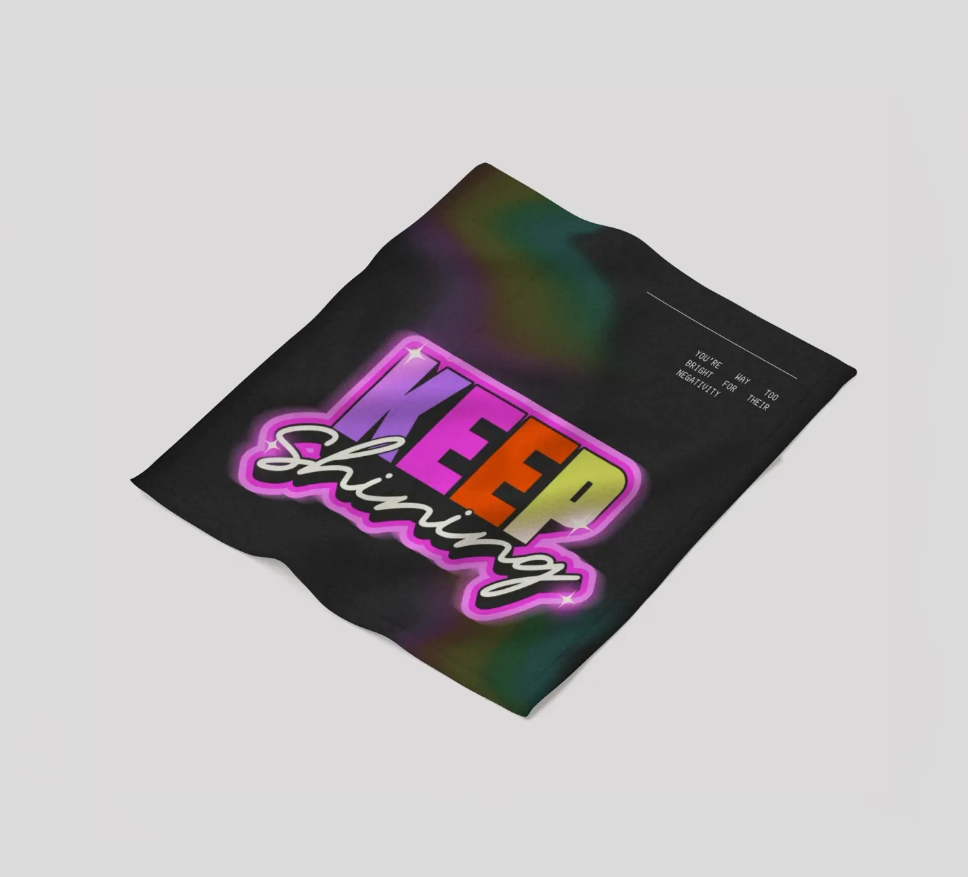 KEEP SHINING fleecedeken van SMRT STUDIO