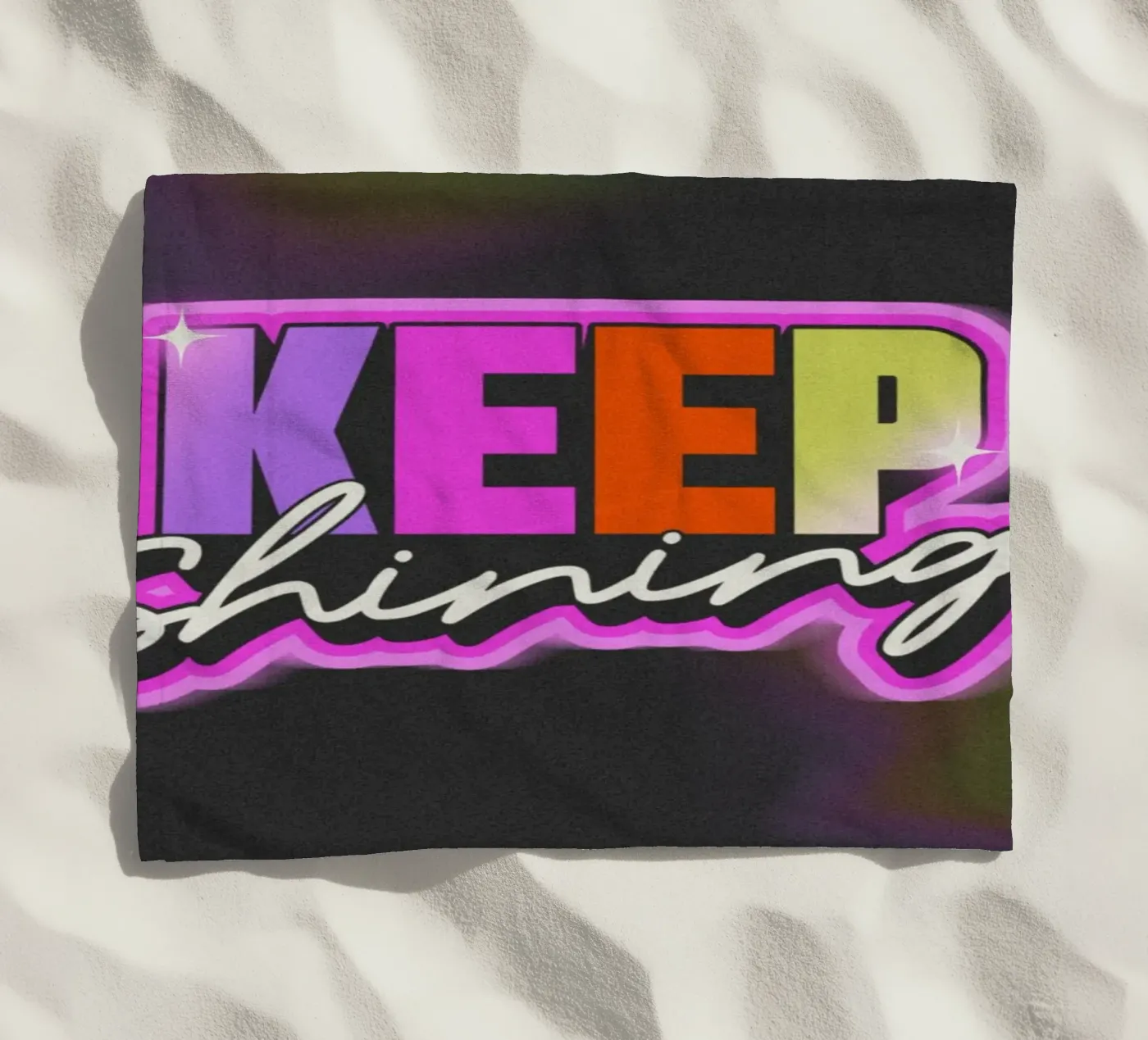 KEEP SHINING strandhanddoek van SMRT STUDIO