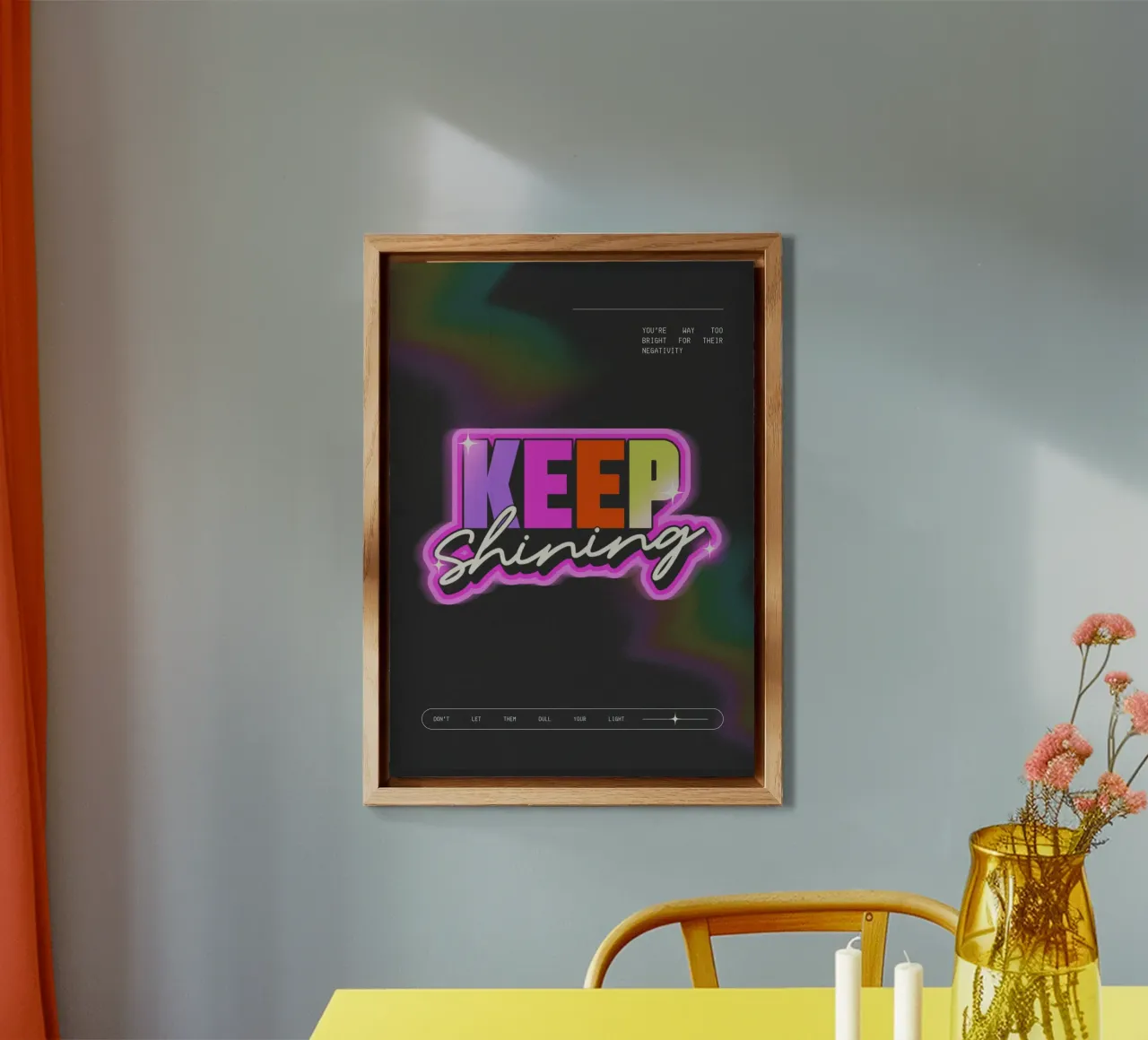 KEEP SHINING forex plate by Einfach Uebel