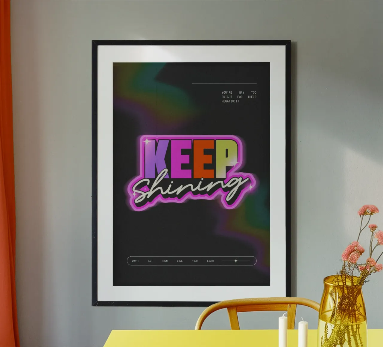 KEEP SHINING poster da Einfach Uebel