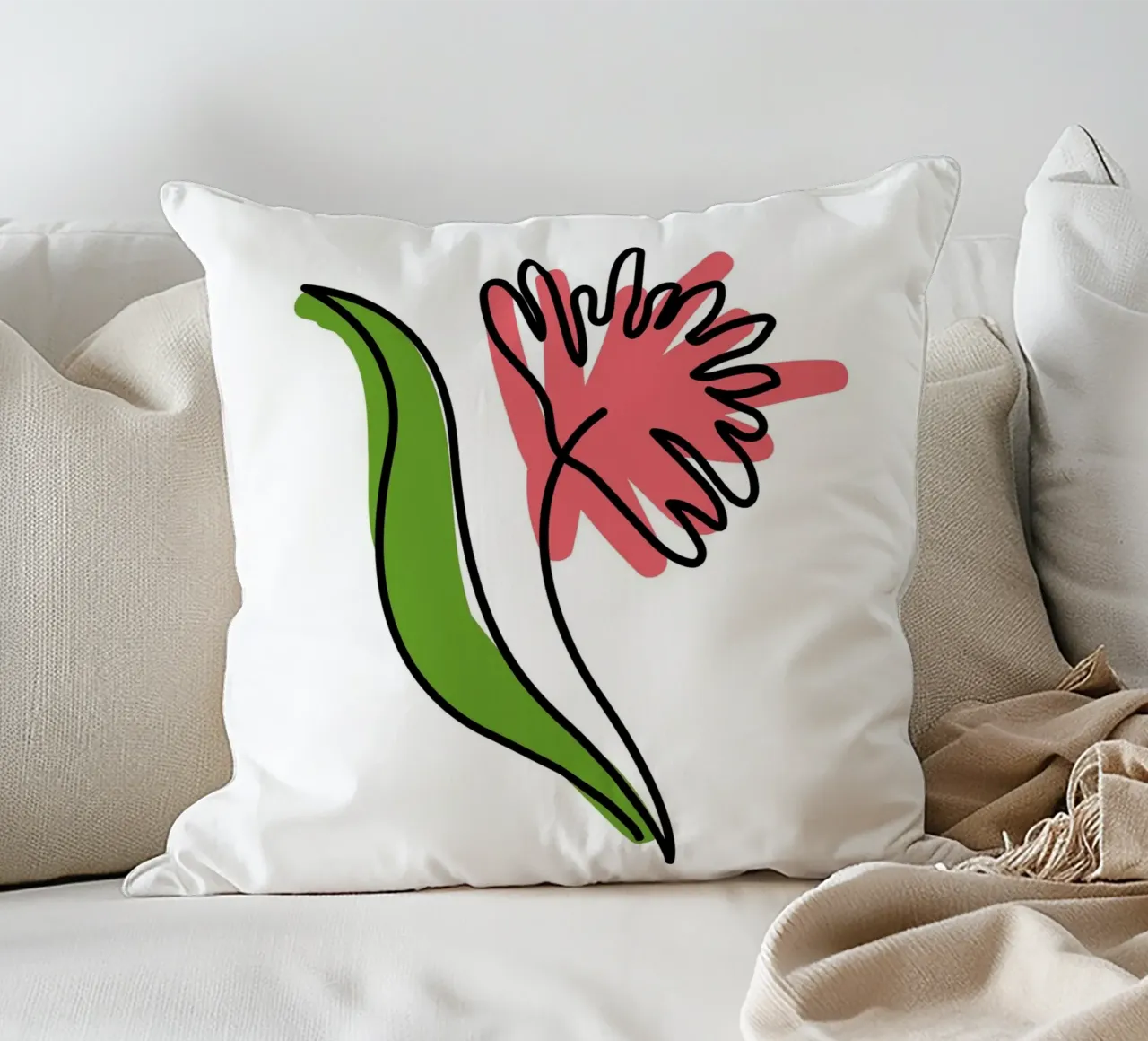 ABSTRACT FLOWER cuscino da Einfach Uebel