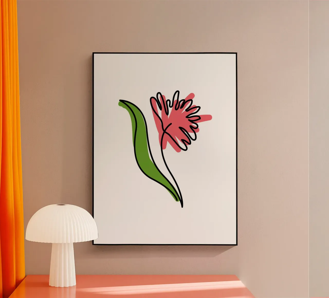 ABSTRACT FLOWER plexiglass da Einfach Uebel