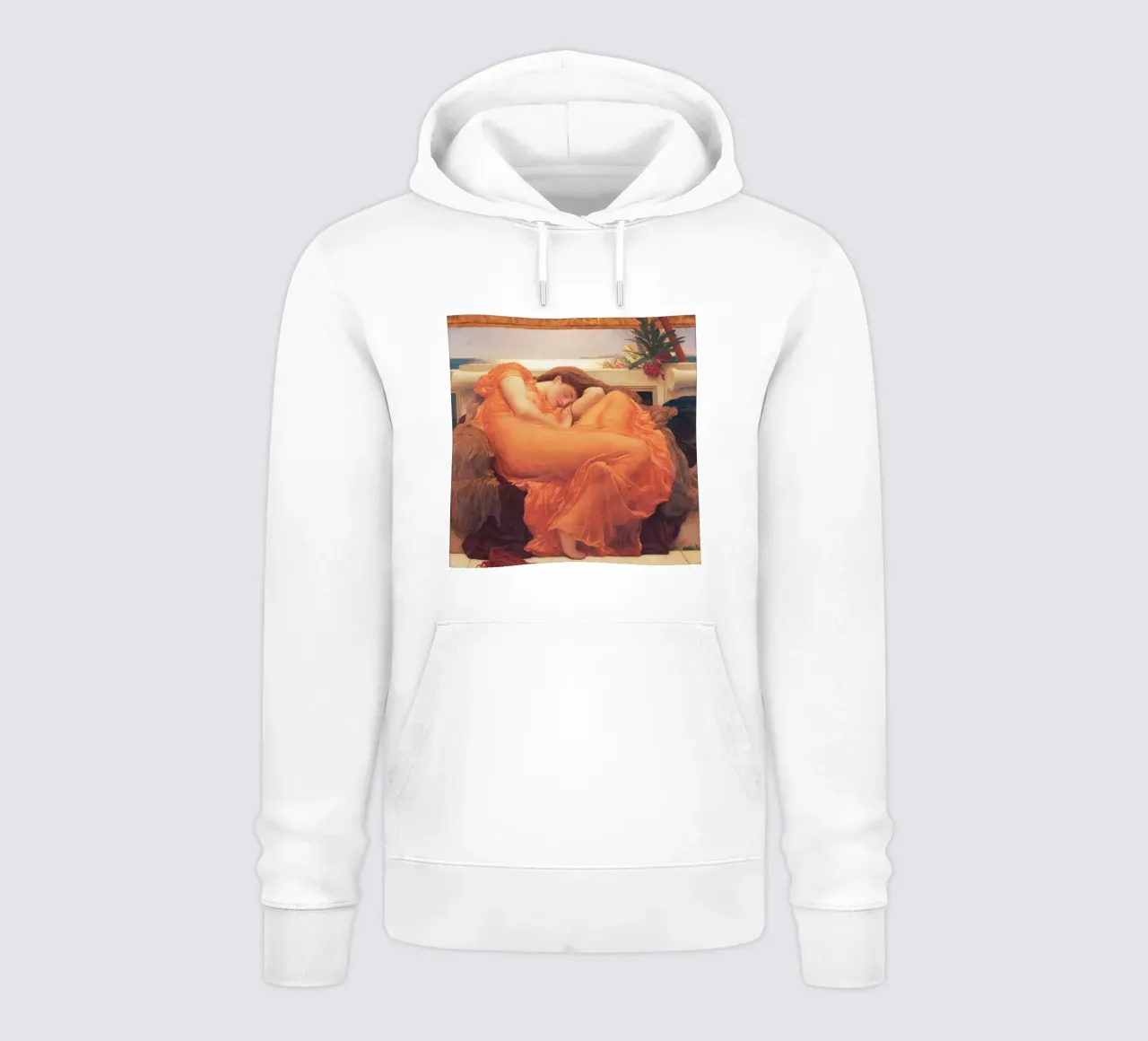Giugno fiammeggiante di Lord Frederic Leighton felpa con cappuccio da Venus Art