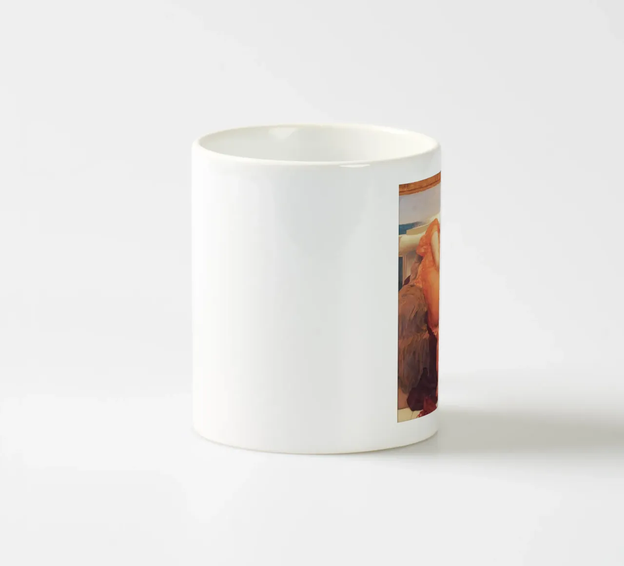 Giugno fiammeggiante di Lord Frederic Leighton tazza in ceramica da Venus Art