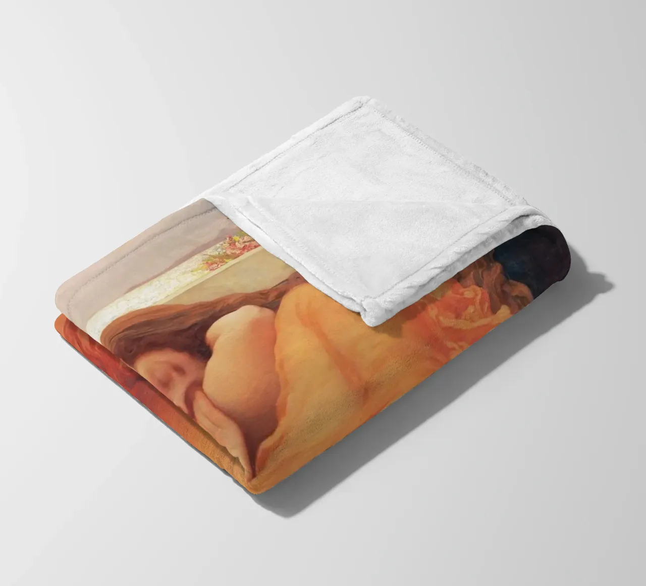 Giugno fiammeggiante di Lord Frederic Leighton coperta in pile da Venus Art