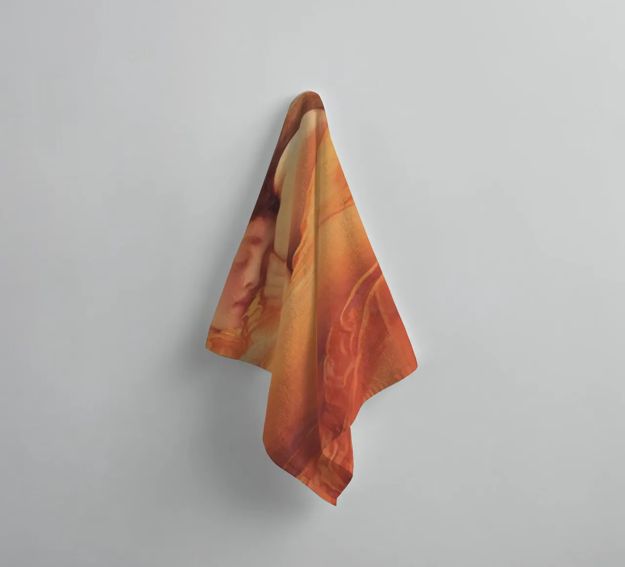 Flaming June by Lord Frederic Leighton towel by Venus Art