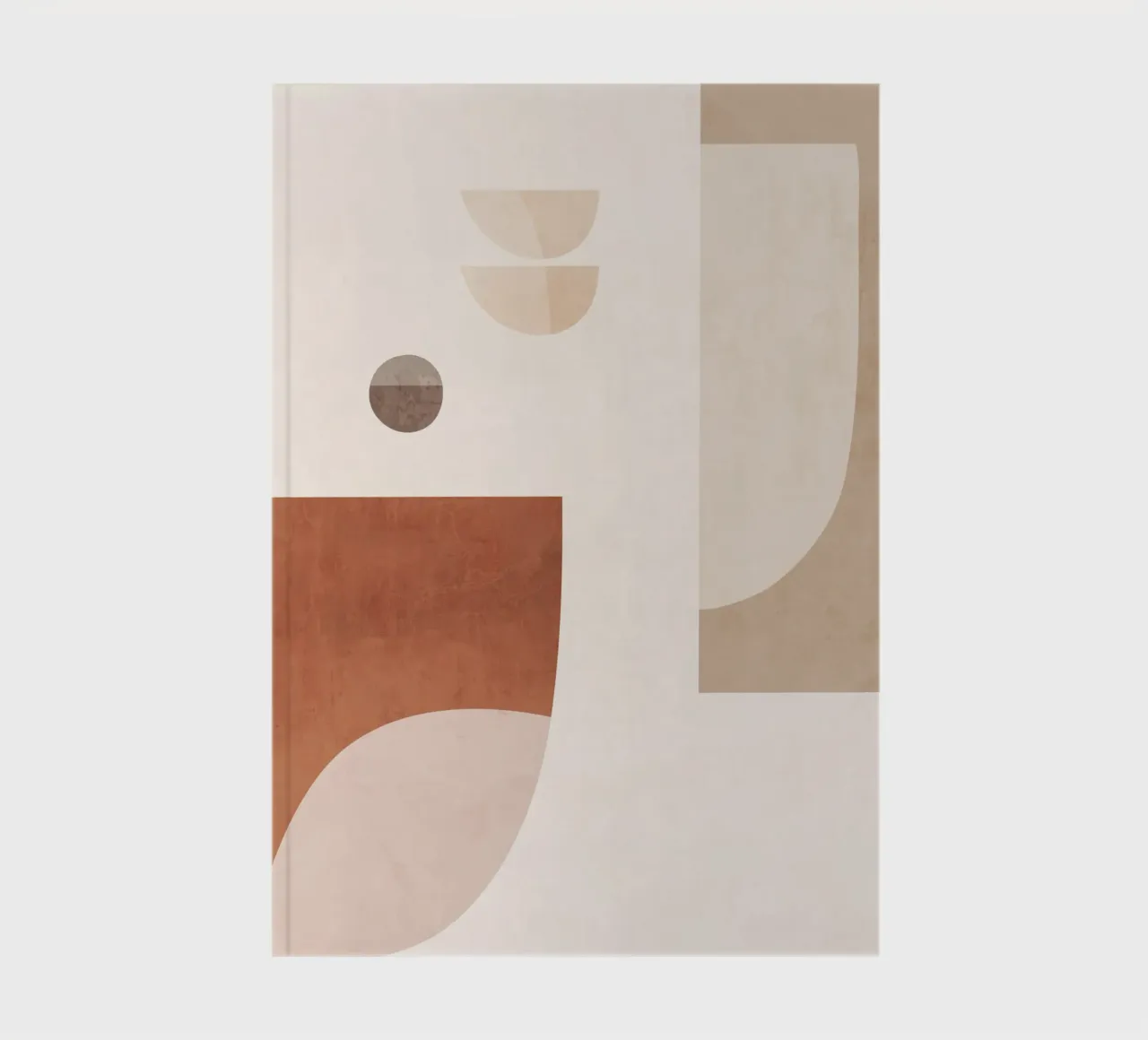 Abstract Minimal Shapes 91 notebook by ThingDesign