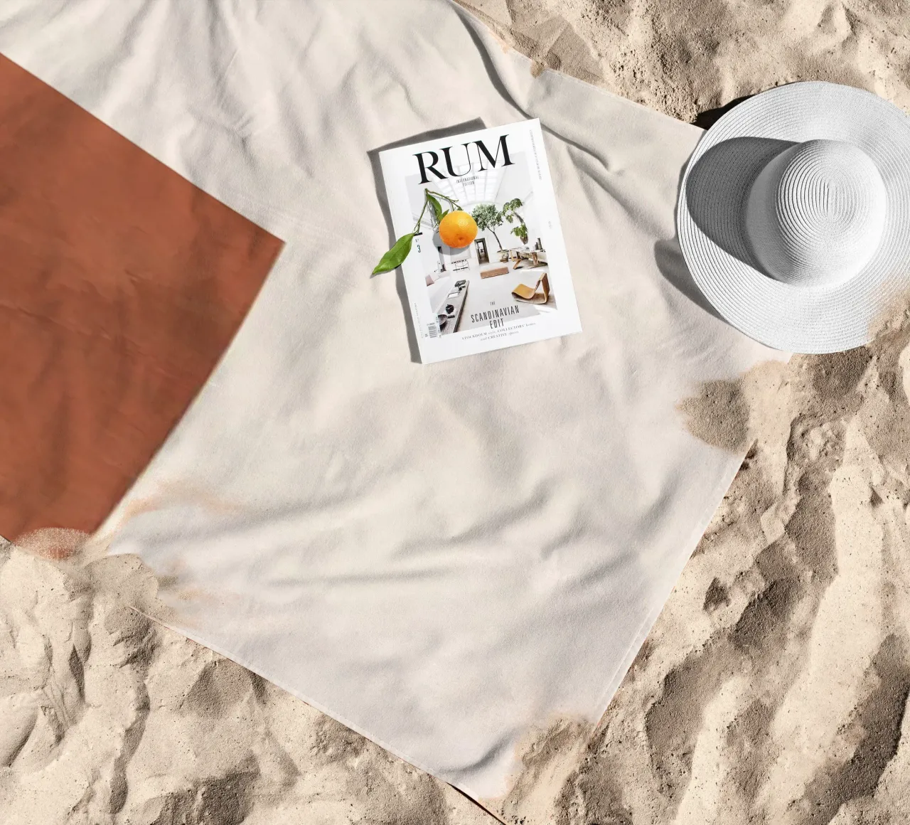 Forme astratte minimali 91 telo mare da ThingDesign